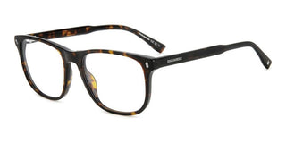 Dsquared2 D2 0079 men Havana Squared Eyeglasses