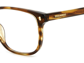 Dsquared2 D2 0079 men Brown Squared Eyeglasses