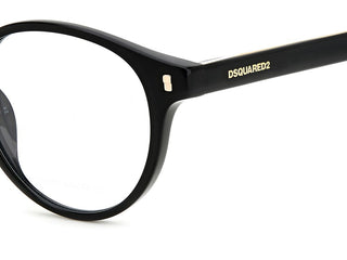 Dsquared2 D2 0080 men Black Squared Eyeglasses