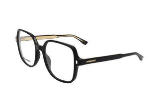 Dsquared2 D2 0081 Women Black Squared Eyeglasses