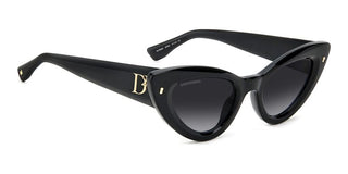 Dsquared2 D2 0092/S women Black Cat Eye Sunglasses