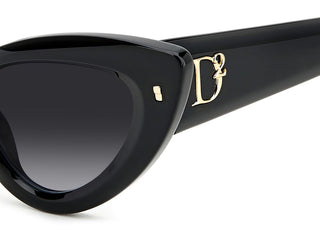 Dsquared2 D2 0092/S women Black Cat Eye Sunglasses