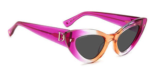 Dsquared2 D2 0092/s Women Violet Cat Eye Sunglasses