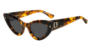 Dsquared2 D2 0092/S women Brown Cat Eye Sunglasses