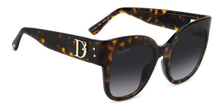 Dsquared2 D2 0097/S women Havana Squared Sunglasses