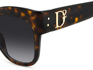 Dsquared2 D2 0097/S women Havana Squared Sunglasses