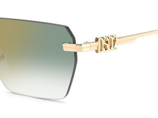 Dsquared2 D2 0102/s Men Gold Geometric Sunglasses