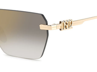 Dsquared2 D2 0102/s Men Gold Geometric Sunglasses