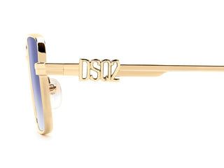 Dsquared2 D2 0104/S men Blue Geometric Sunglasses