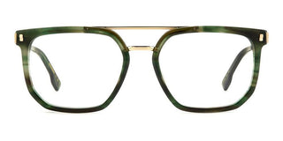 Dsquared2 D2 0112 men Green Geometric Eyeglasses