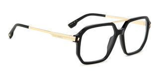 Dsquared2 D2 0123 men Black Geometric Eyeglasses