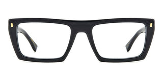 Dsquared2 D2 0130 Men Black Rectangle Eyeglasses