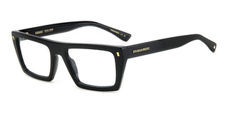 Dsquared2 D2 0130 Men Black Rectangle Eyeglasses