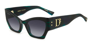 Dsquared2 D2 0132/s Women Green Cat Eye Sunglasses