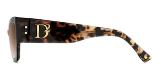 Dsquared2 D2 0132/s Women Havana Cat Eye Sunglasses