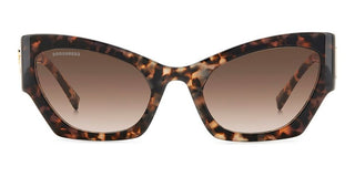 Dsquared2 D2 0132/s Women Havana Cat Eye Sunglasses