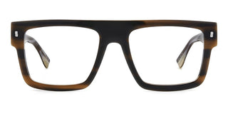 Dsquared2 D2 0147 Men Brown Rectangle Eyeglasses