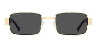 Dsquared2 D2 0156/s Men Rose Gold Rectangle Sunglasses
