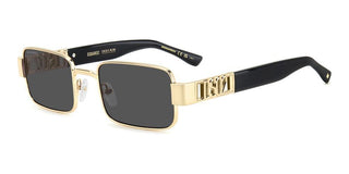 Dsquared2 D2 0156/s Men Rose Gold Rectangle Sunglasses
