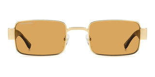 Dsquared2 D2 0156/s Men Gold Rectangle Sunglasses