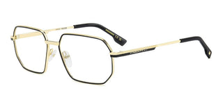 Dsquared2 D2 0158 men Gold Geometric Eyeglasses