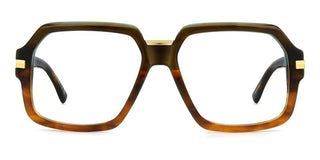 Dsquared2 D2 0162 Men Brown Squared Eyeglasses