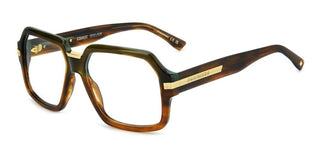Dsquared2 D2 0162 Men Brown Squared Eyeglasses