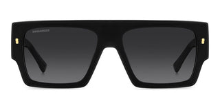 Dsquared2 D2 0165/s Men Black Rectangle Sunglasses