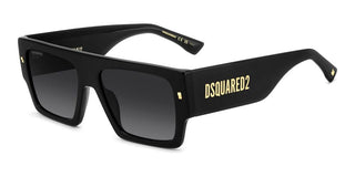 Dsquared2 D2 0165/s Men Black Rectangle Sunglasses