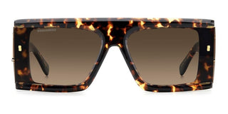 Dsquared2 D2 0169/s Women Havana Rectangle Sunglasses
