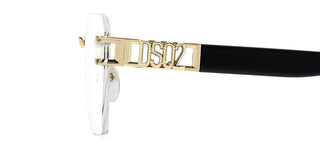 Dsquared2 D2 0173 Men Rose Gold Squared Eyeglasses