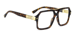 Dsquared2 D2 0174 Men Havana Squared Eyeglasses