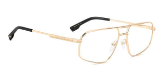 Dsquared2 D2 0176 Men Rose Gold Pilot Eyeglasses