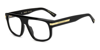 Dsquared2 D2 0179 Men Black Rectangle Eyeglasses