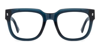 Dsquared2 D2 0181 Men Blue Geometric Eyeglasses