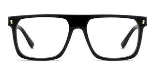 Dsquared2 D2 0182 Men Black Rectangle Eyeglasses