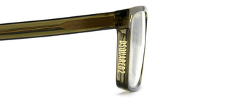 Dsquared2 D2 0183 Men Green Squared Eyeglasses