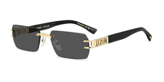 Dsquared2 D2 0189/s Men Gold Geometric Sunglasses