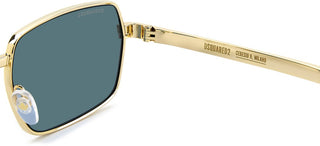 Dsquared2 D2 0192/s Men Rose Gold Rectangle Sunglasses