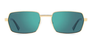 Dsquared2 D2 0192/s Men Rose Gold Rectangle Sunglasses
