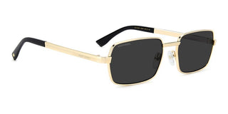Dsquared2 D2 0192/s Men Gold Rectangle Sunglasses