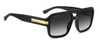 Dsquared2 D2 0197/s Men Black Pilot Sunglasses