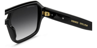Dsquared2 D2 0197/s Men Black Pilot Sunglasses