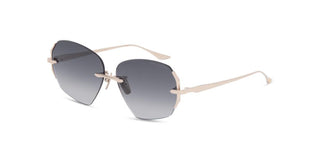 Dita DAHLVIN unisex Gold Geometric Sunglasses