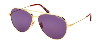 Tom Ford DASHEL-02 FT 0996 unisex Gold Pilot Sunglasses
