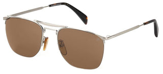 David Beckham DB 1001/S men Silver Geometric Sunglasses