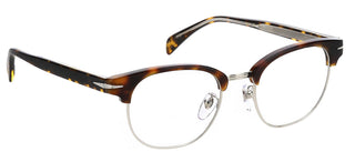 David Beckham DB 1012 men Havana Geometric Eyeglasses