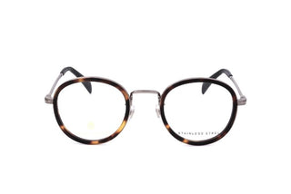 David Beckham DB 1013 men Havana Round Eyeglasses