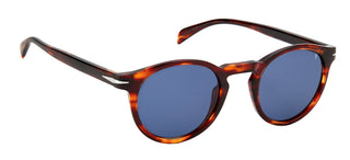 David Beckham DB 1036/S men Red Round Sunglasses