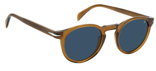 David Beckham DB 1036/S men Brown Round Sunglasses